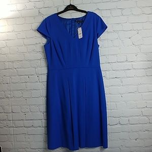 NWT Brooks Brothers Royal Blue Dress Size 10